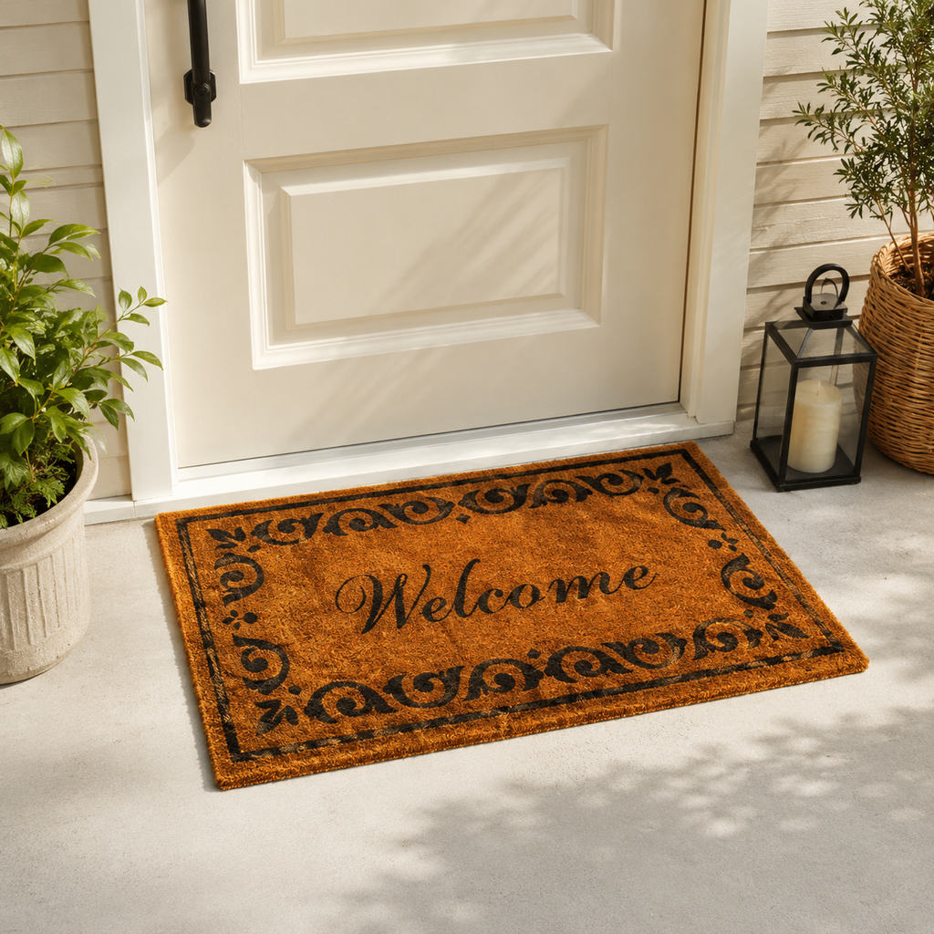 Welcome Doormat for Entryway & Patio