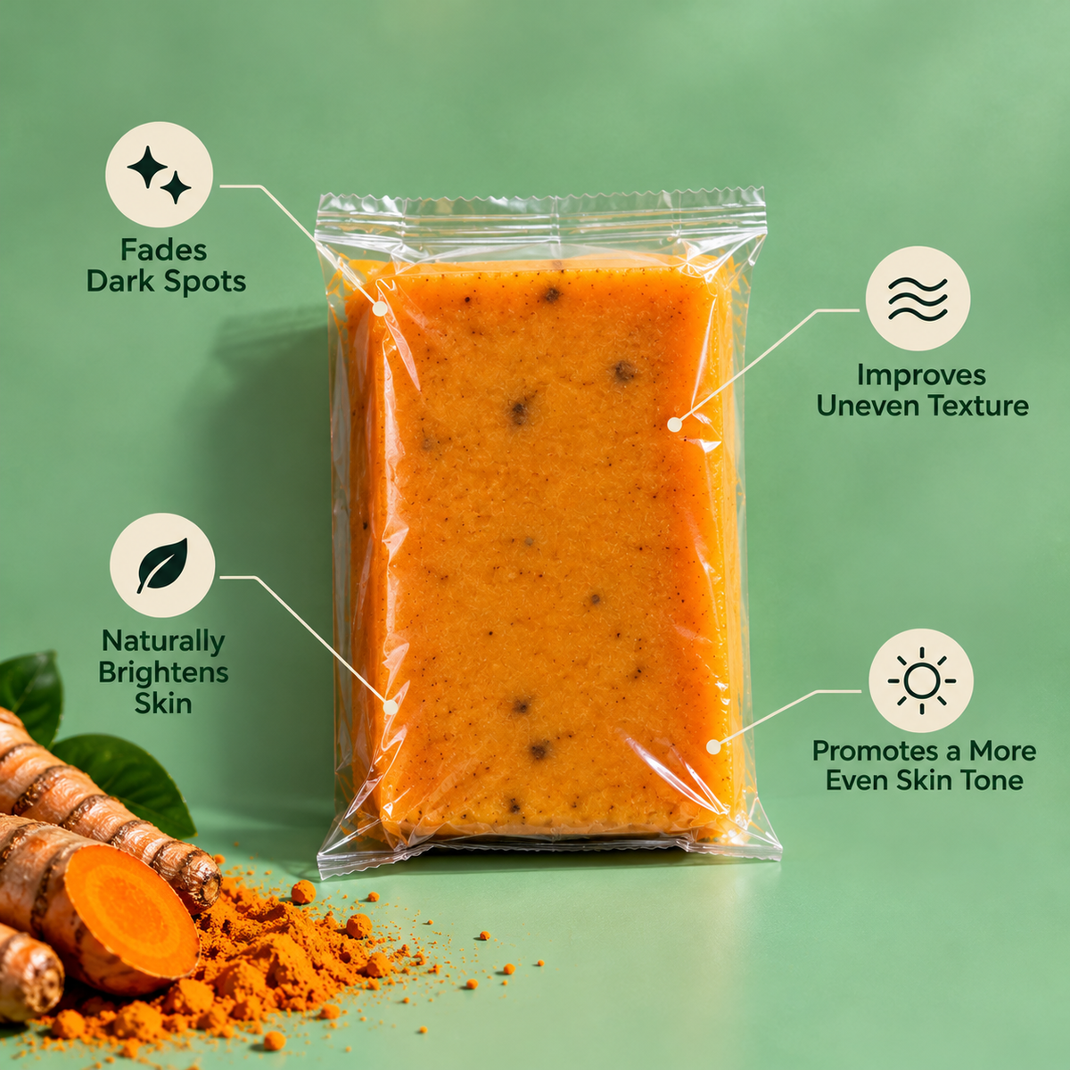 Turmeric, Lemon & Kojic Acid Brightening Soap