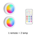 Wireless RGB Under Cabinet Lights – Remote Controlled